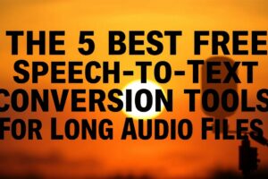 Free-Speech-to-text-conversion-tools