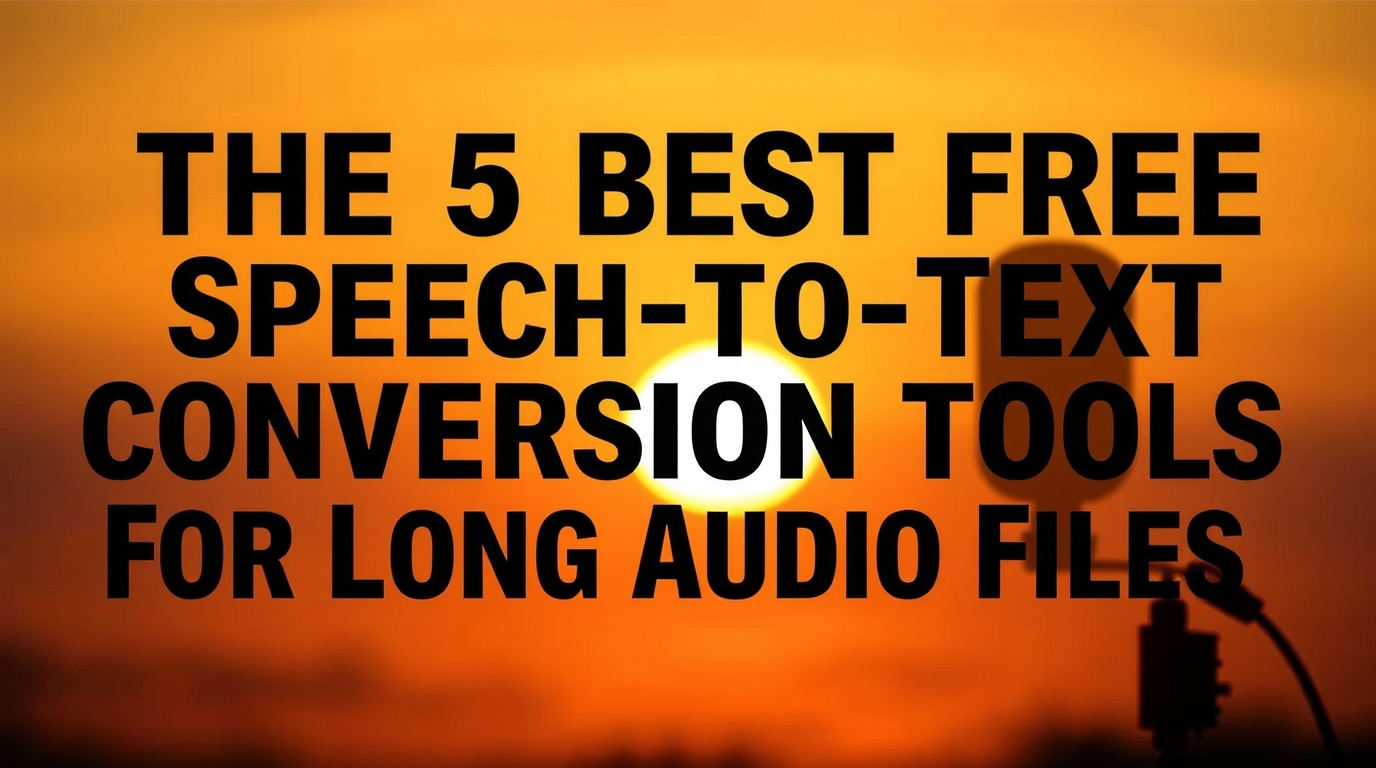 Free-Speech-to-text-conversion-tools