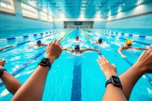 Fitness tracker for swimming