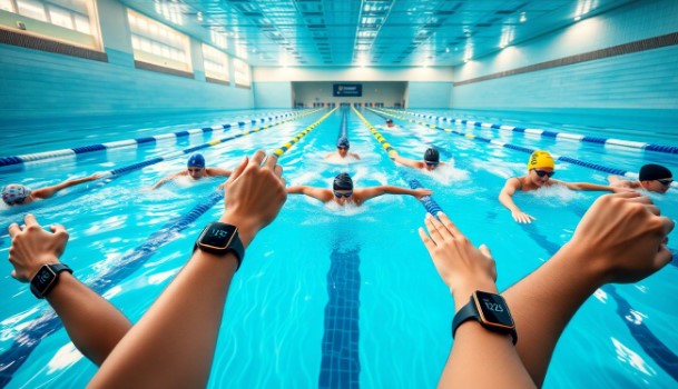 Fitness tracker for swimming
