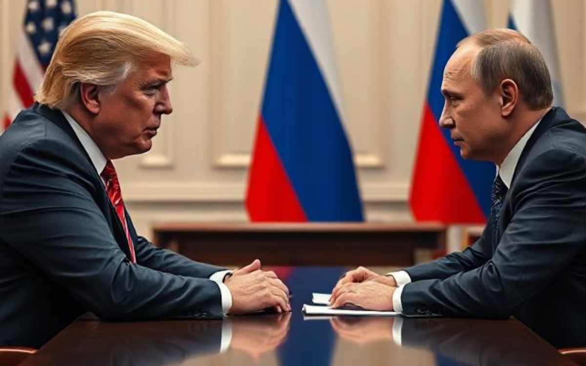 Trump and Putin meet